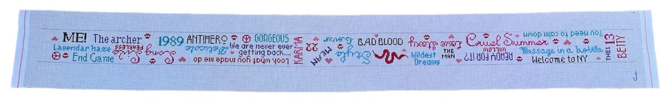 Taylor Song Lyric Strap