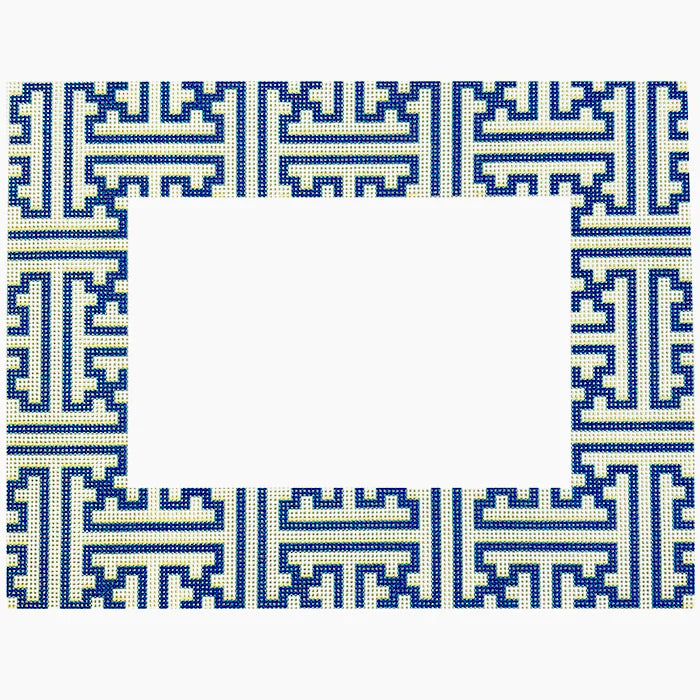 NTG TS491 - Blue/Cream Fretwork Frame