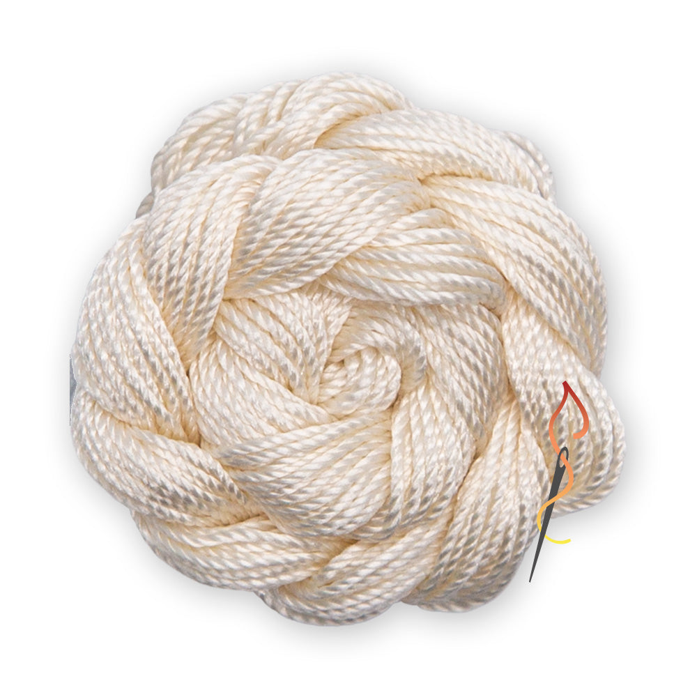 Dinky Dyes - White - Silk Perle 600, 1000, 1900, & Silk Ribbon 4MM