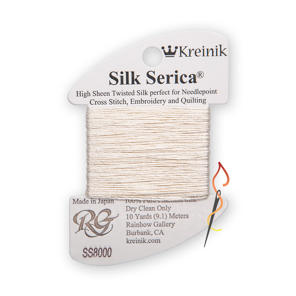 Kreinik Silk Serica White - SS8000