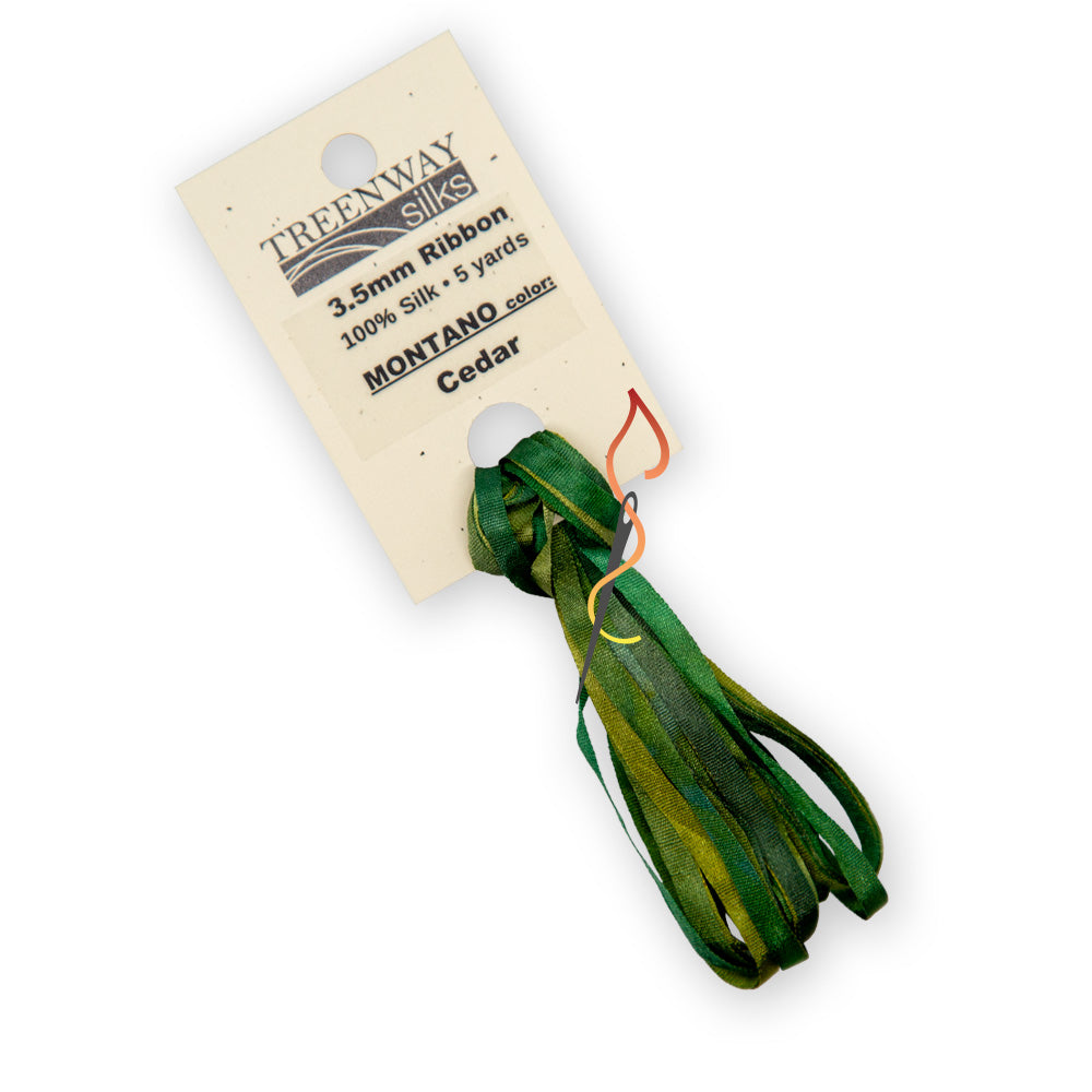 Treenway 3.5mm Silk Ribbon - Montano