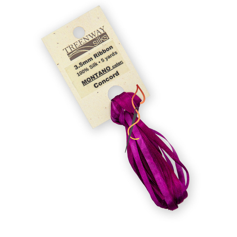 Treenway 3.5mm Silk Ribbon - Montano