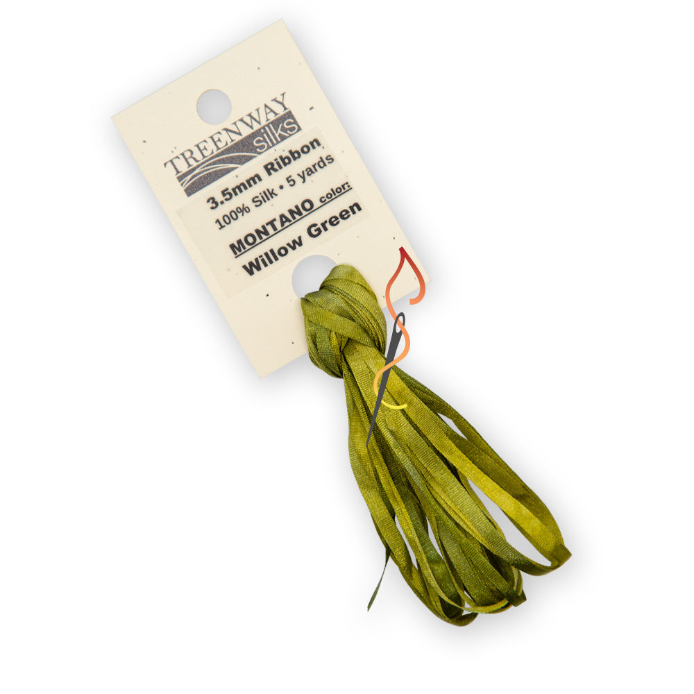 Treenway 3.5mm Silk Ribbon - Montano