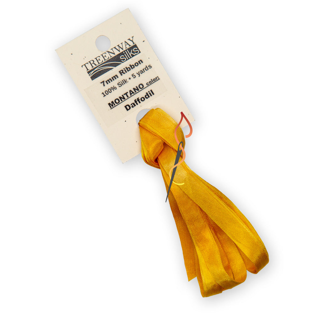 Treenway 7mm Silk Ribbon - Montano