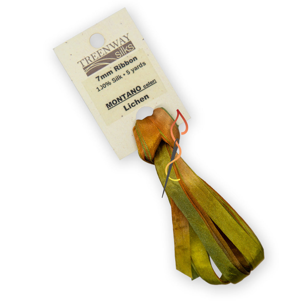 Treenway 7mm Silk Ribbon - Montano