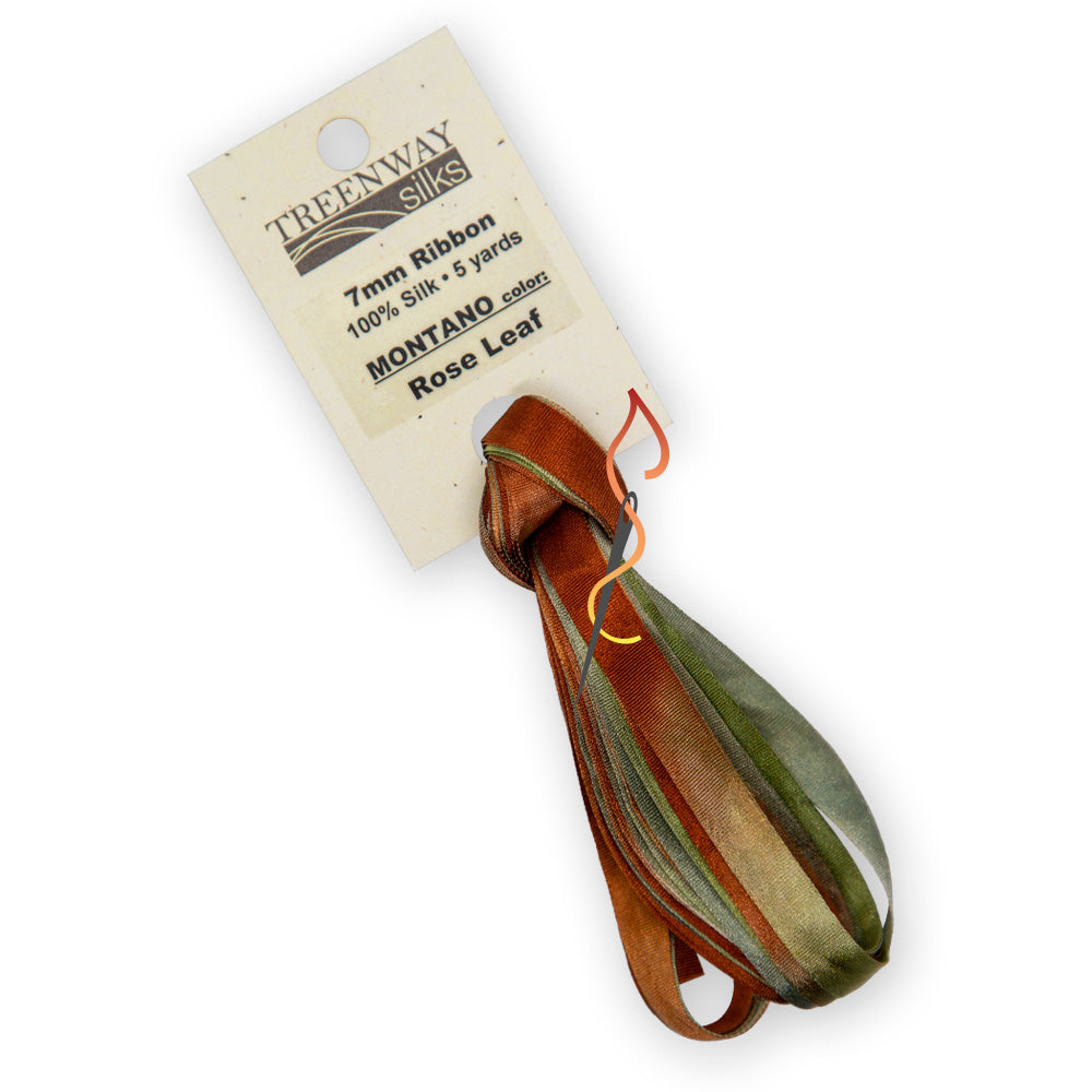 Treenway 7mm Silk Ribbon - Montano
