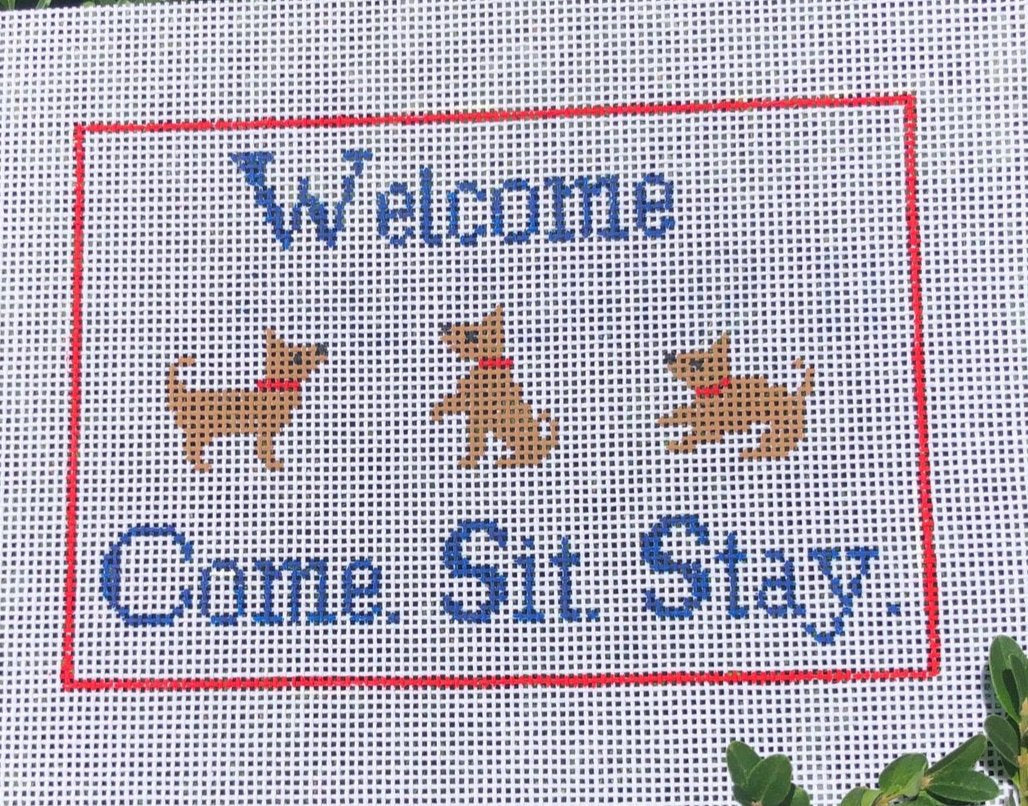 Welcome Dog Sign