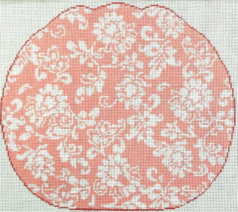 WG11785 - Karen's Damask Pumpkin - 2 piece Pink and White